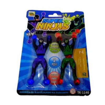 Kit C/6 Cartelas Super Ninja brinquedos Atacado